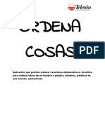 OrdenaCosas PDF