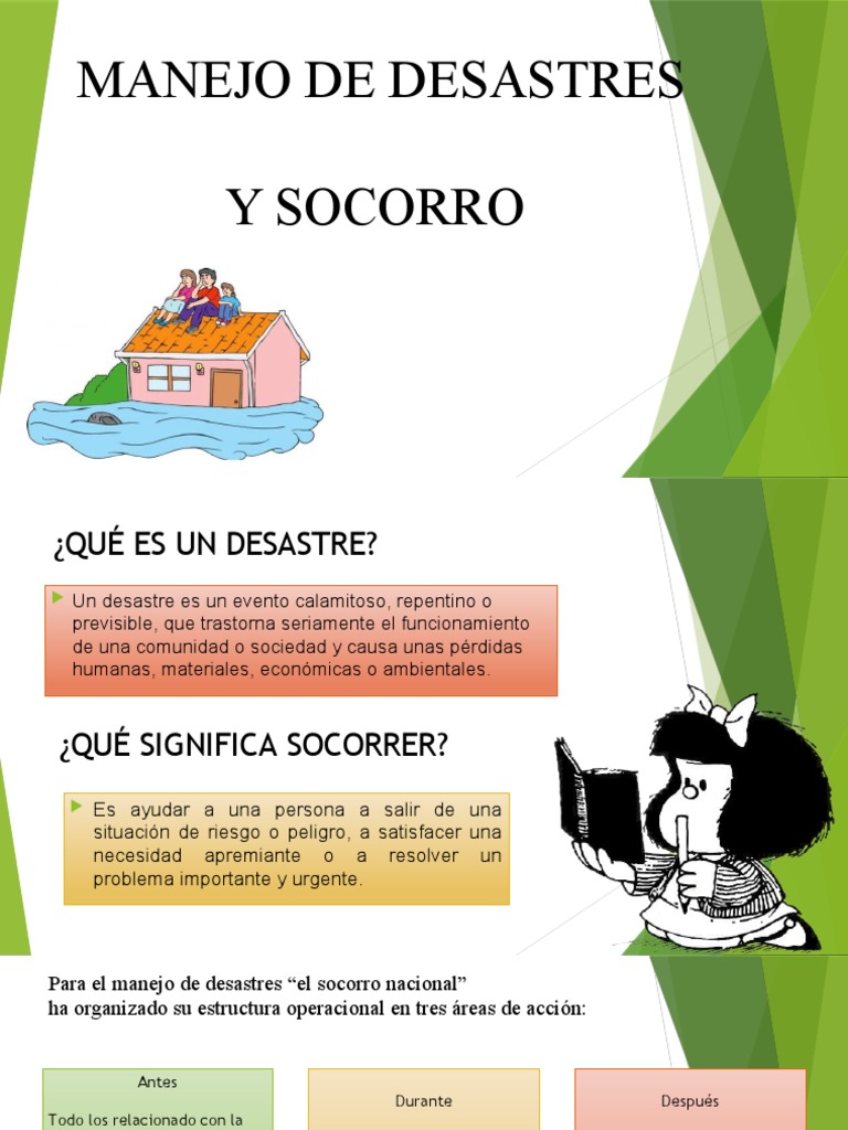 Manejo de Desastres y Socorro Comunitario | PDF | Primeros auxilios ...