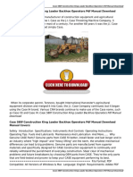 Case 580f Construction King Loader Backhoe Operators PDF Manual Download