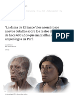 "La Dama de El Sauce": Los Asombrosos Nuevos Detalles Sobre Los Restos de Una Mujer de Hace 600 Años Que Maravillan A Los Arqueólogos en Perú