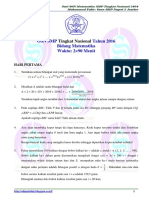 Soal OSN Matematika SMP Tingkat Nasional PDF