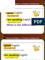 I Speak English. I Am Speaking English.: What Is The Difference?