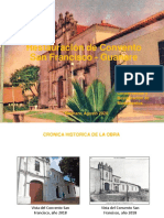 Restauracion Convento San Francisco PDF