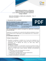 Guía de actividades y rúbrica de evaluación - Paso 5 - Presentar resultados