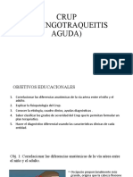 CRUP (LARINGOTRAQUEITIS AGUDA): Etiología, Cuadro Clínico, Diagnóstico Diferencial y Tratamiento