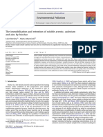 Biochar Reduces Mobility of Cadmium and Zinc