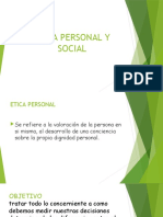 Etica Personal y Social
