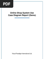 Download Online Shop System Use Case Diagram Report by Wan Azahar Wan Omar SN48644951 doc pdf