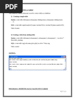 The CREATE TABLE Statement Is Used To Create A Table in A Database