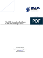 Deaja ViewOne Applications Installation, HTML and JavaScript Manual PDF