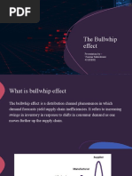 The Bullwhip Effect