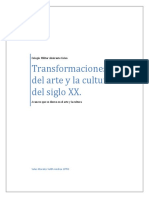 Transformaciones Del Arte y La Cultura Del Siglo XX