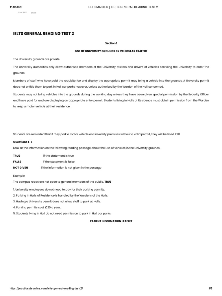 Ielts Master - Ielts General Reading Test 2 | PDF | Uranus | Planetary ...