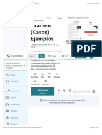 Examen (Casos) Ejemplos - Evaluación - Educación Primaria