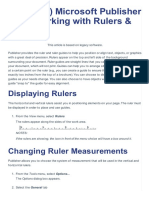 (Archives) Microsoft Publisher 2007: Working With Rulers & Guides