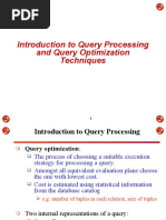 Introduction To Query Processing and Query Optimization Techniques