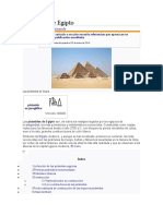 Pirámides de Egipto sintesis