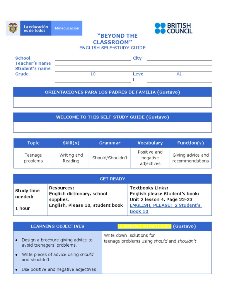 English Self-Study Guide for Teens | PDF | World Wide Web | Internet & Web