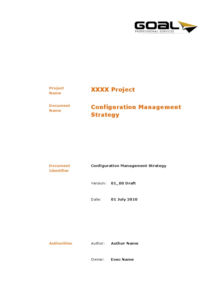 XXXX Project Config Management | PDF | Share Point | Version Control