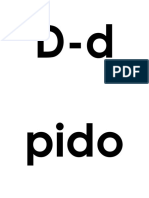 Vocabulario D y V PDF