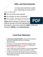 Lans, Wans, and Internetworks