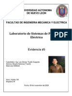 Laboratorio de Sistemas de Protección Eléctrica: Evidencia #5