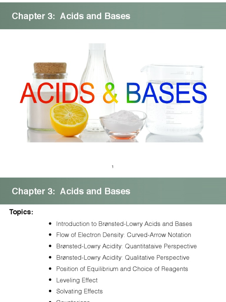 ARIO Framework for Acids and Bases | PDF | Acid | Acid Dissociation ...