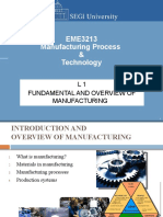 L1 Fundamental and Overview of Manufacturing