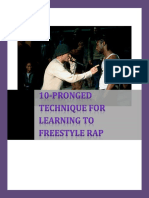 10 Pronged Technique For Freestyle Rapping