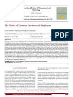 Turnover Intention Model