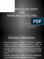 Resource Allocation AND Resource Levelling: BY K.Treasa Reddy (1801215) YVSSV - Gayathri (1801224) Vedika (1801221)