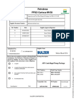 Petrobras FPSO Carioca MV30: Inspection and Test Plan (Pump & Package) For PBA-1135 A/B