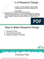 Definition of Research Design