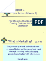 01 - Marketing in The Changing World. Creating Customer Value and Satisfaction