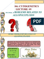 Geb 306: Cytogenetics: Some Problems Related To Allopolyploids