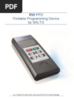 Portable Programming Device by Salto: RW PPD