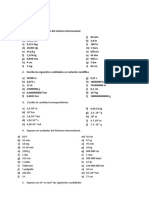 Ejercicios Cambios de Unidades