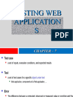 Testing Web Applications