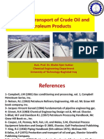 Storage & Transport of Crude Oil and Petroleum Products