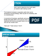 Break-Even Point (BEP) Is The Point at Which Cost or