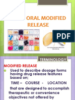 Modified Release Dosage Forms