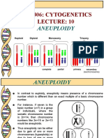 Geb 306: Cytogenetics: Aneuploidy