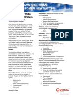 Big Picture of Water Treatment Chemicals: by James Mcdonald, Pe, CWT, Technical Support Manager