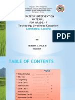 Strategic Intervention Material For Grade - 7 Technology Livelihood Education