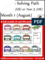 4 Grade (US) or Year 5 (UK) : A Full Month of Real Life Problem Solving!