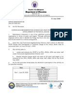 Om Cid No. 001. S. 2020 Cid Mid Year Ipcrf Review PDF