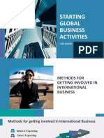 Starting Global Business Activities: Add Subtitle Here