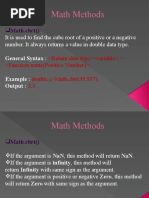 Math Methods-Cube Root