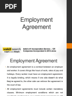 Employment Agreement: India's #1 Incorporation Service - 125 Companies Incorporated in 2012 Alone