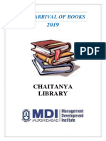 Chaitanya Library: New Arrival of Books